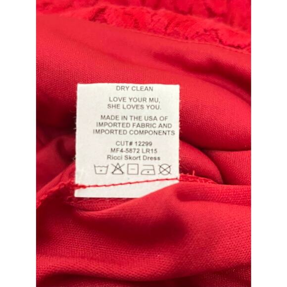 NEW NWT Show Me Your Mumu Ricci Skort Dress Red Lace Size Medium - Picture 6 of 6